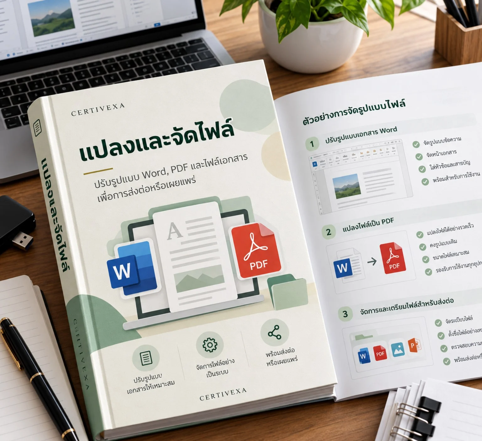 ตัวอย่างงานบริการ certivexa